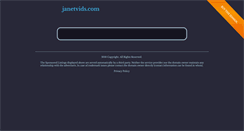 Desktop Screenshot of janetvids.com